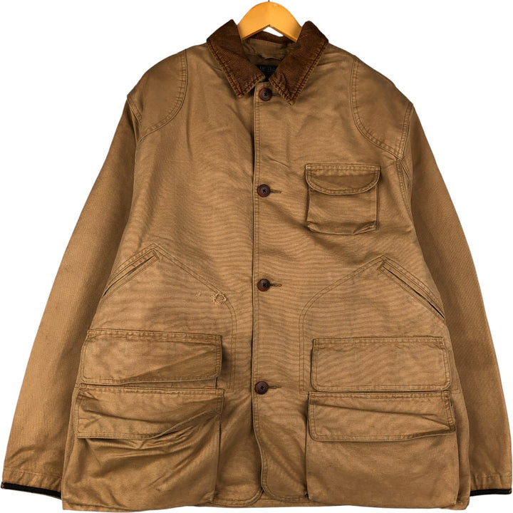 Ralph Lauren POLO by Ralph Lauren Hunting Jacket Men's XL cotton beige type brown Vintage Second Hand