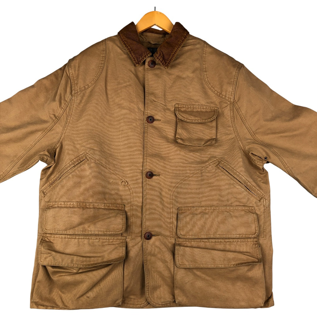 Ralph Lauren POLO by Ralph Lauren Hunting Jacket Men's XL cotton beige type brown Vintage Second Hand