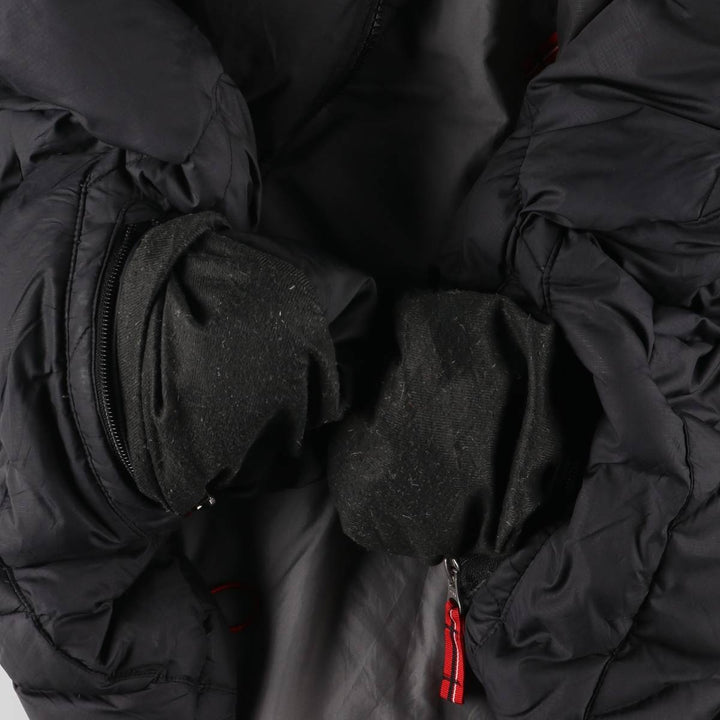 2000'S Nike Ripstop Down Jacket, Men's Size Medium polyester black type Vintage Second Hand