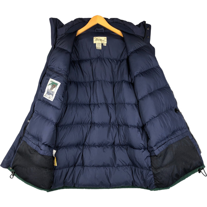2000'S Eddie Bauer Ridge Line Gore-Tex Goose Down Jacket, Men's Size L Nylon green type Vintage Second Hand