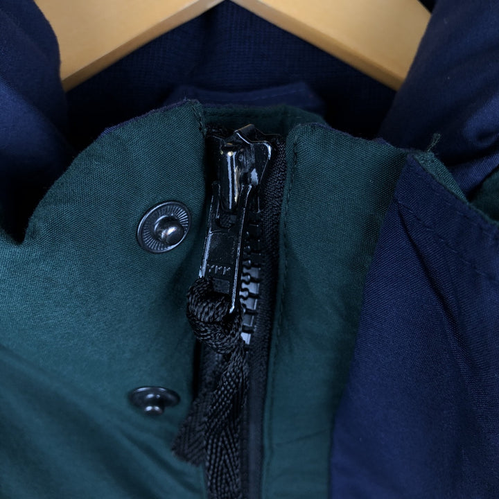 2000'S Eddie Bauer Ridge Line Gore-Tex Goose Down Jacket, Men's Size L Nylon green type Vintage Second Hand