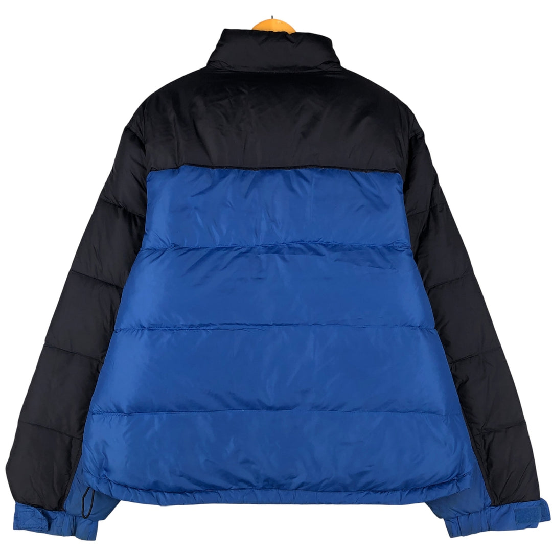 Eddie Bauer Goose Down Jacket, Men's Size L Nylon black type Vintage Second Hand