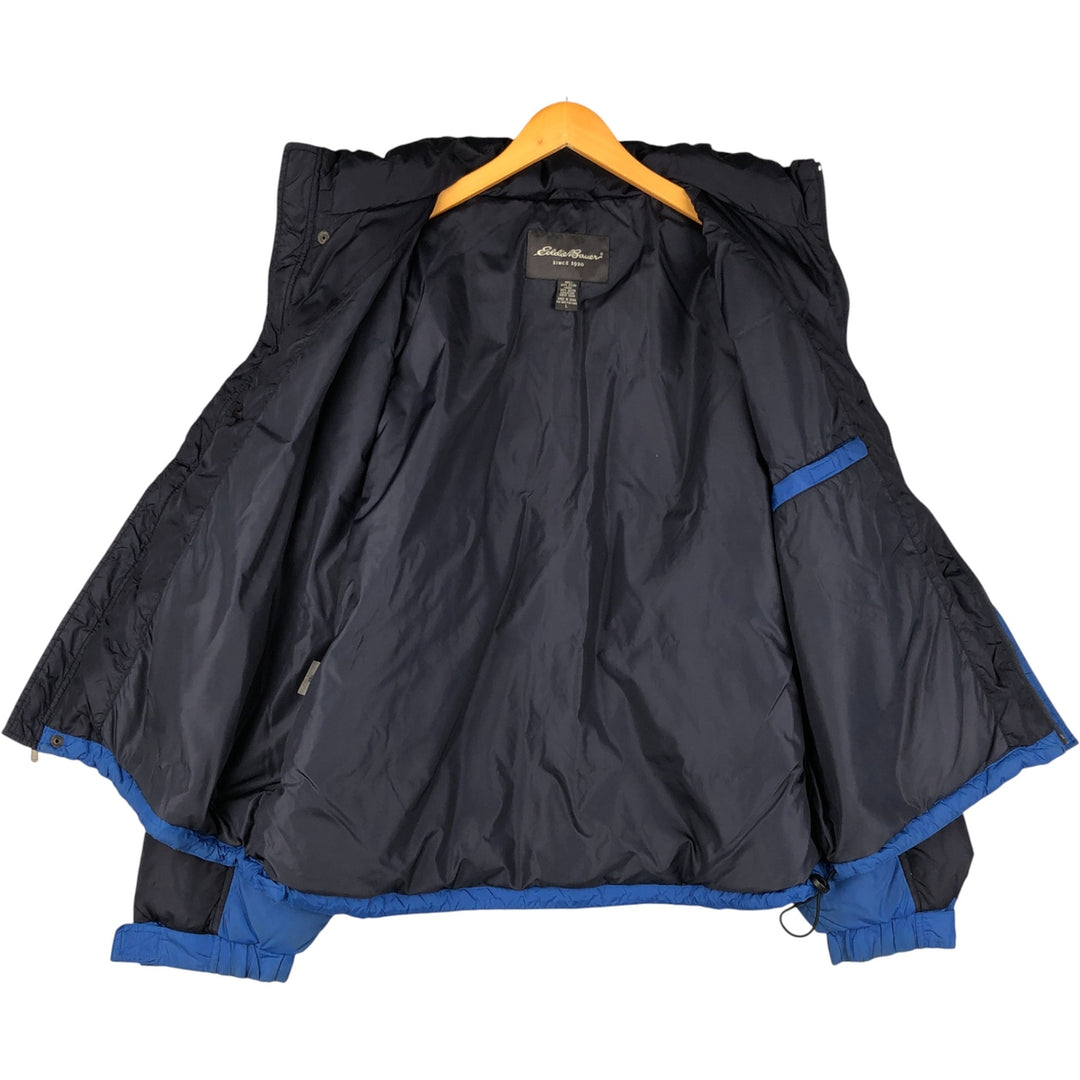 Eddie Bauer Goose Down Jacket, Men's Size L Nylon black type Vintage Second Hand