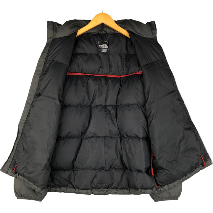 The North Face 550 Fill Power Goose Down Jacket, Men's Size M polyester Charcoal Vintage Second Hand