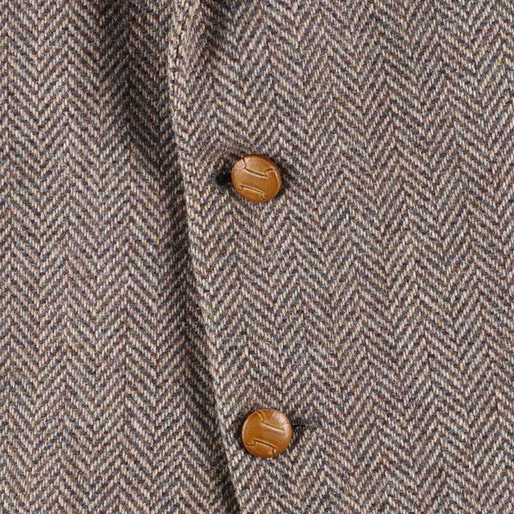 Vintage Egon Von Furstenberg herringbone tweed jacket, made in Italy, size M. unclear Beige type Vintage Second Hand