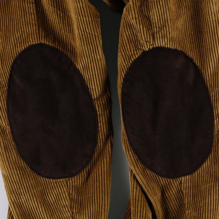 90s-00'S LLBean Corduroy Tailored Jacket, Men's Size L cotton beige type brown Vintage Second Hand