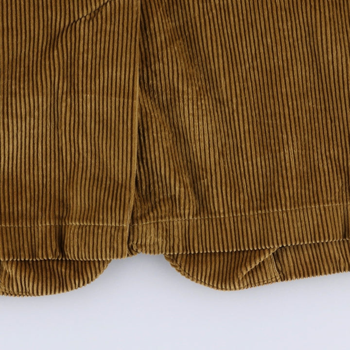 90s-00'S LLBean Corduroy Tailored Jacket, Men's Size L cotton beige type brown Vintage Second Hand
