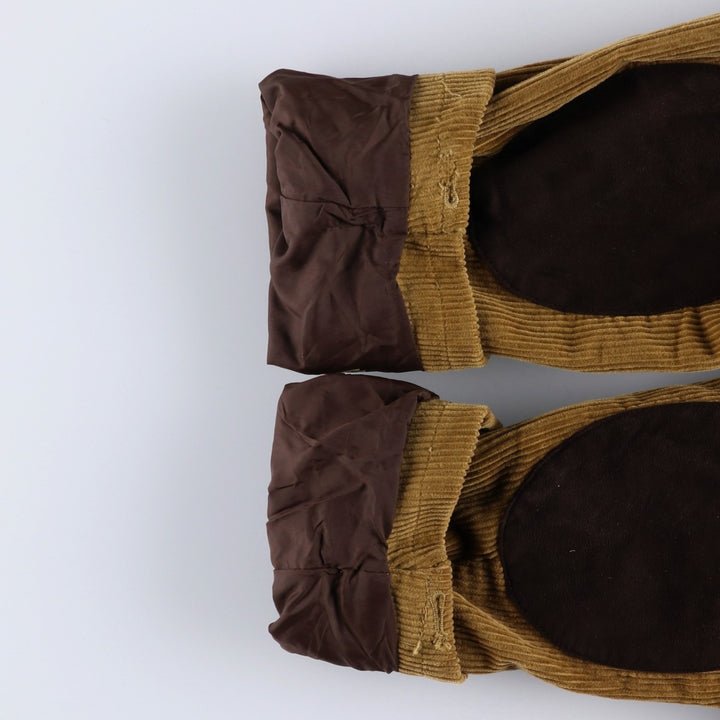 90s-00'S LLBean Corduroy Tailored Jacket, Men's Size L cotton beige type brown Vintage Second Hand