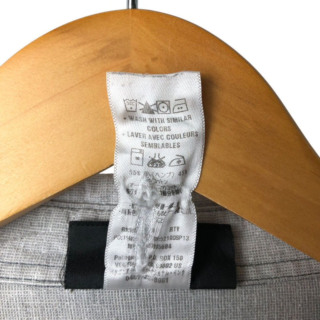 Patagonia 52190SP13 Long Sleeve Hemp Box Shirt, Men's XL Hemp gray type Vintage Second Hand