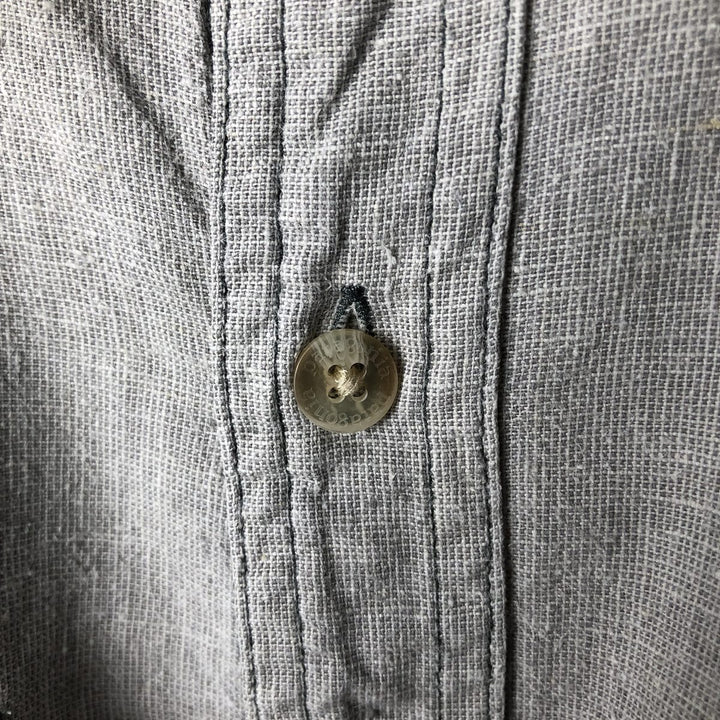 Patagonia 52190SP13 Long Sleeve Hemp Box Shirt, Men's XL Hemp gray type Vintage Second Hand