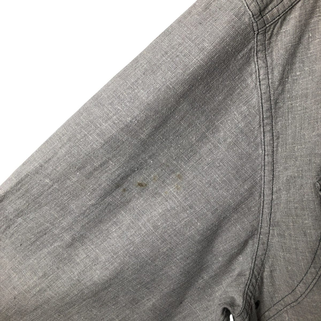 Patagonia 52190SP13 Long Sleeve Hemp Box Shirt, Men's XL Hemp gray type Vintage Second Hand
