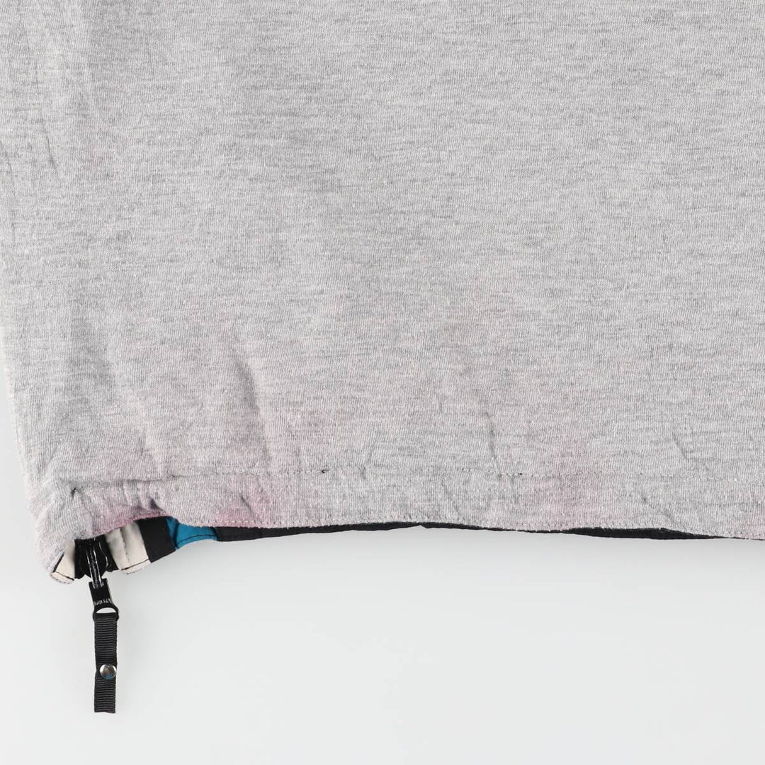 90'S Starter NFL Jacksonville Jaguars Tiger Pattern V-Neck Reversible Nylon Pullover, Men's Size XL Nylon black type Vintage Second Hand