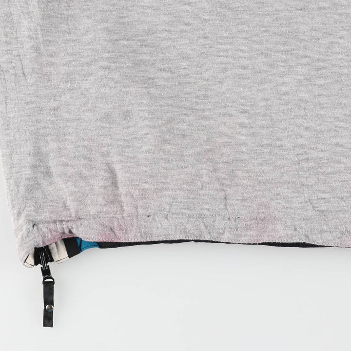 90'S Starter NFL Jacksonville Jaguars Tiger Pattern V-Neck Reversible Nylon Pullover, Men's Size XL Nylon black type Vintage Second Hand