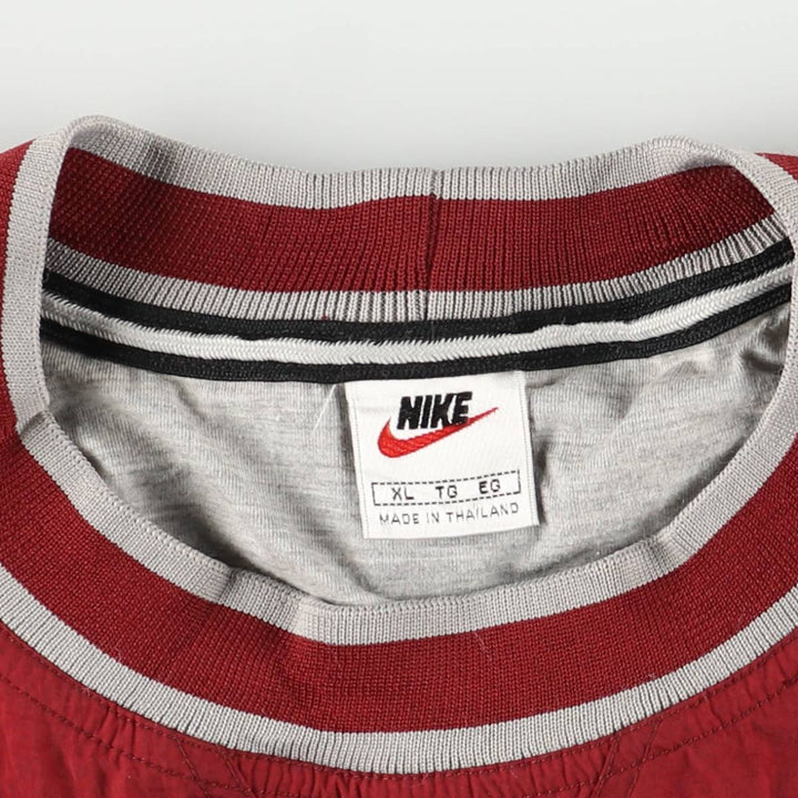 90'S Nike Nylon Pullover, Men's XL, Vintage Nylon red type Vintage Second Hand