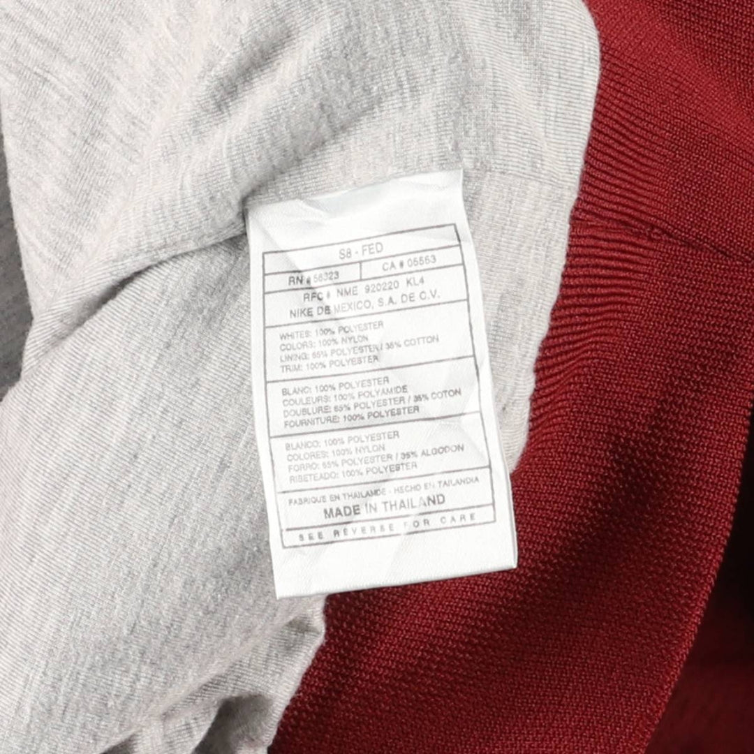 90'S Nike Nylon Pullover, Men's XL, Vintage Nylon red type Vintage Second Hand