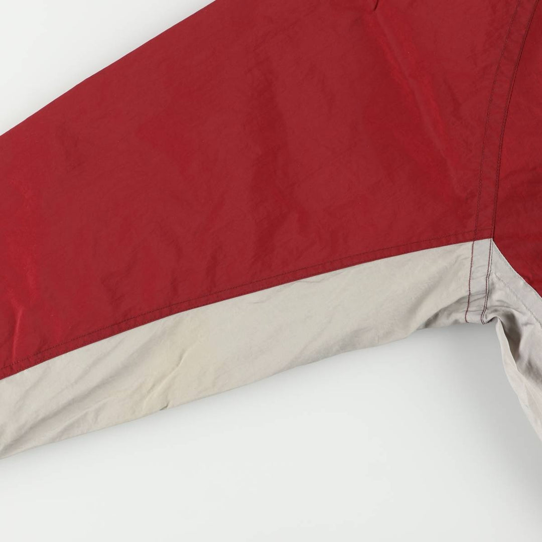 90'S Nike Nylon Pullover, Men's XL, Vintage Nylon red type Vintage Second Hand