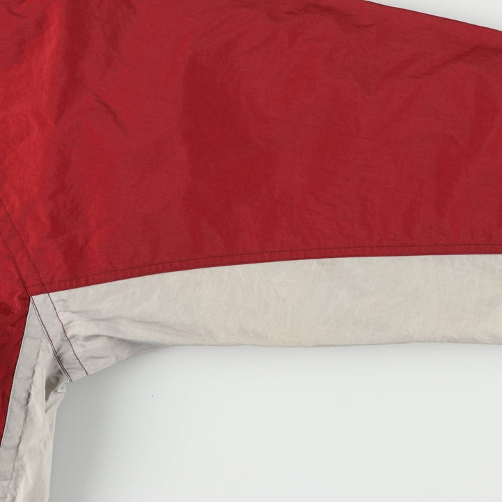 90'S Nike Nylon Pullover, Men's XL, Vintage Nylon red type Vintage Second Hand