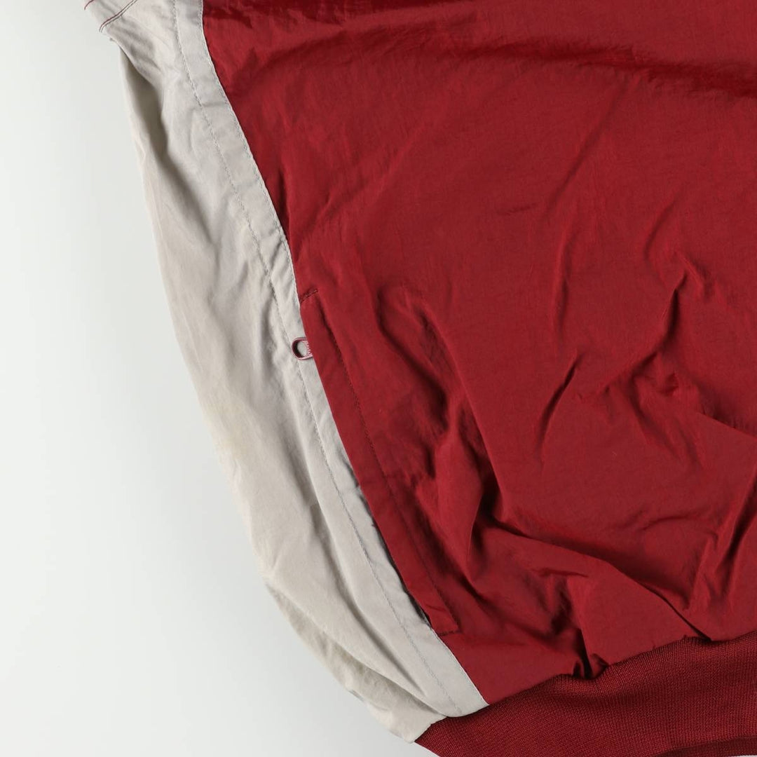 90'S Nike Nylon Pullover, Men's XL, Vintage Nylon red type Vintage Second Hand