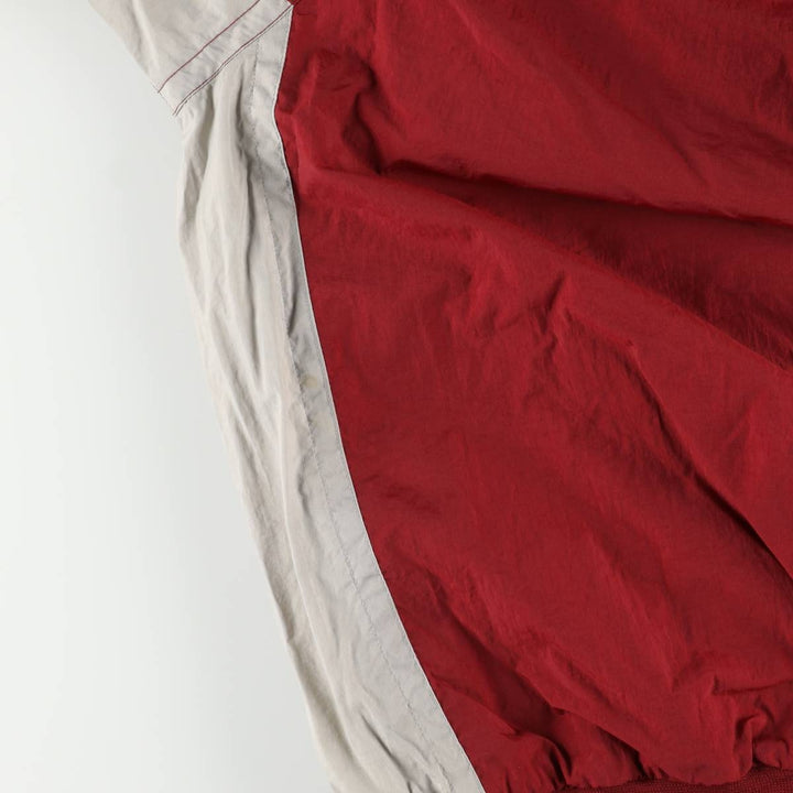 90'S Nike Nylon Pullover, Men's XL, Vintage Nylon red type Vintage Second Hand