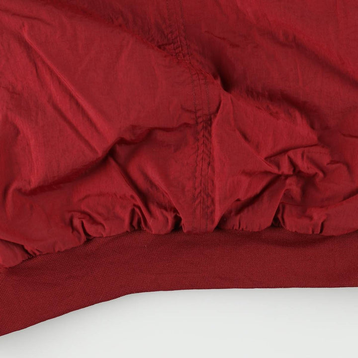 90'S Nike Nylon Pullover, Men's XL, Vintage Nylon red type Vintage Second Hand