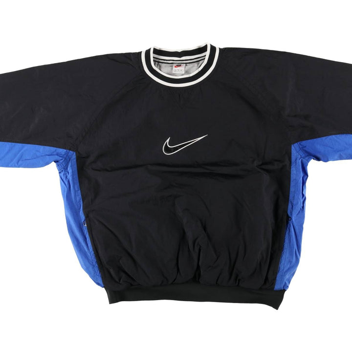 90'S Nike Nylon Pullover, Men's XL, Vintage Nylon black type Vintage Second Hand