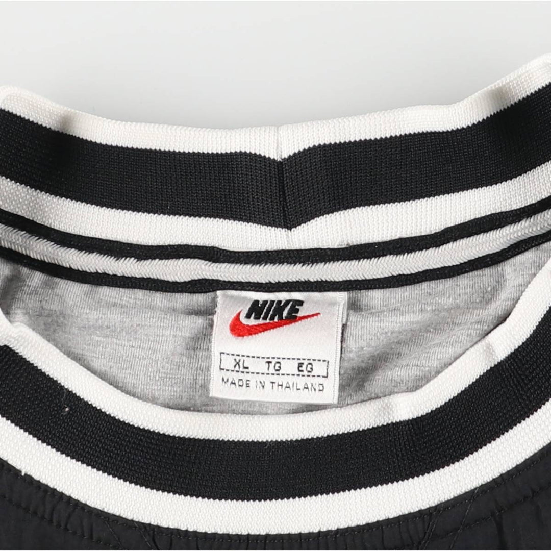 90'S Nike Nylon Pullover, Men's XL, Vintage Nylon black type Vintage Second Hand