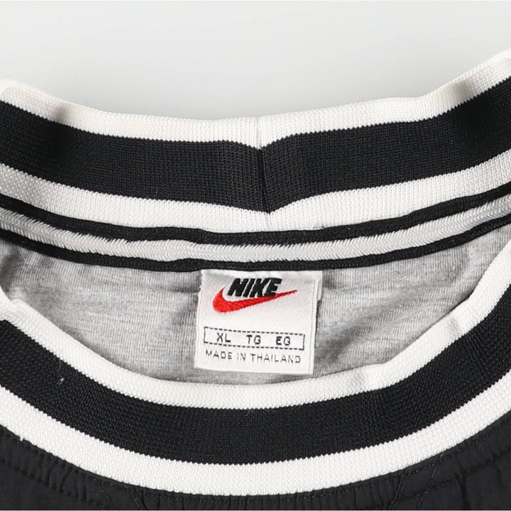90'S Nike Nylon Pullover, Men's XL, Vintage Nylon black type Vintage Second Hand
