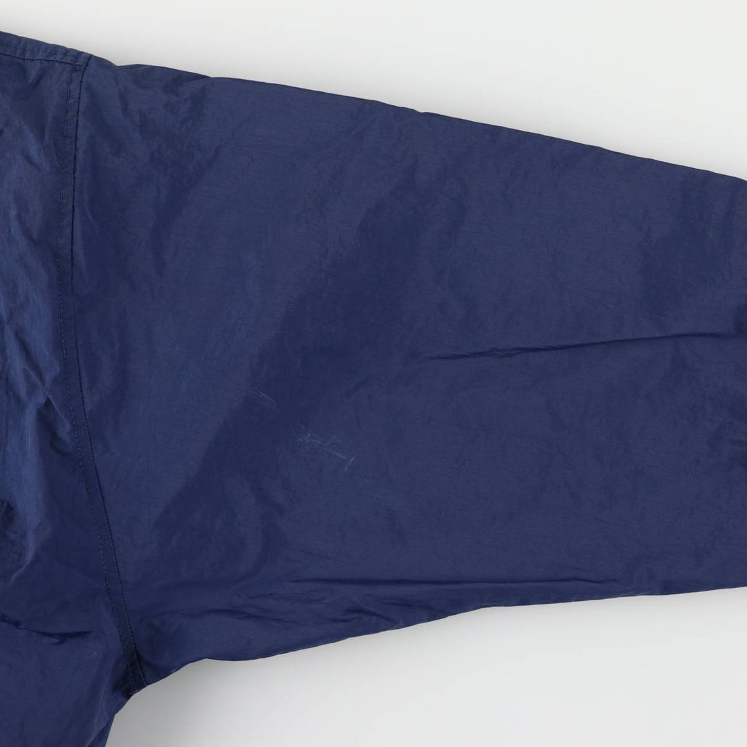 90'S Nike V-neck nylon pullover, men's XXL size, vintage Nylon navy blue type Vintage Second Hand