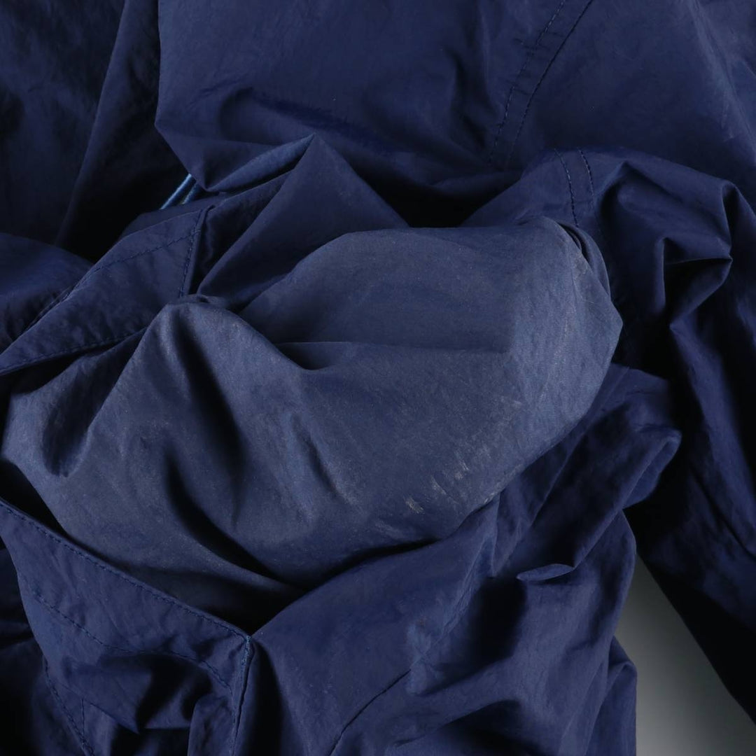 90'S Nike V-neck nylon pullover, men's XXL size, vintage Nylon navy blue type Vintage Second Hand