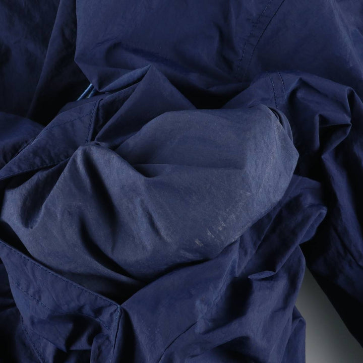 90'S Nike V-neck nylon pullover, men's XXL size, vintage Nylon navy blue type Vintage Second Hand