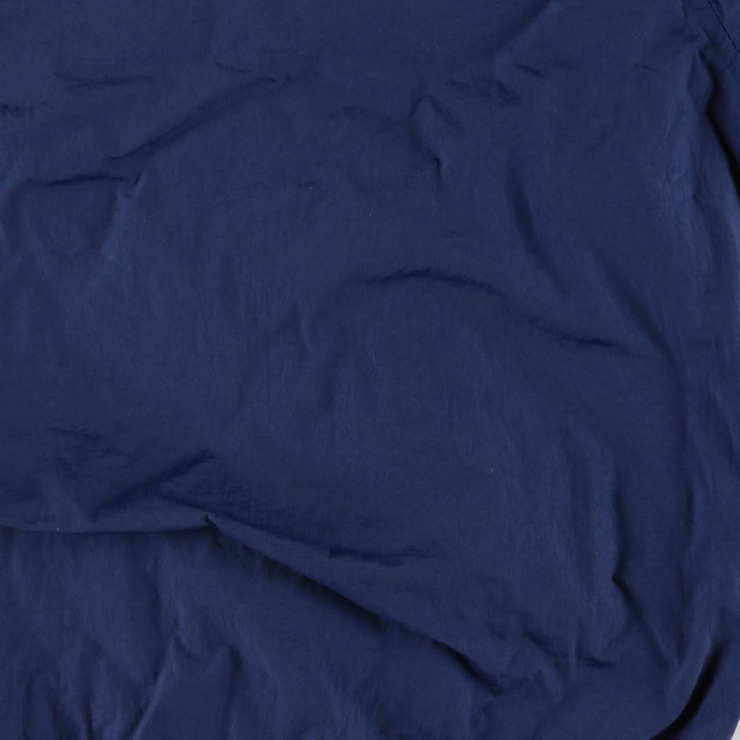 90'S Nike V-neck nylon pullover, men's XXL size, vintage Nylon navy blue type Vintage Second Hand