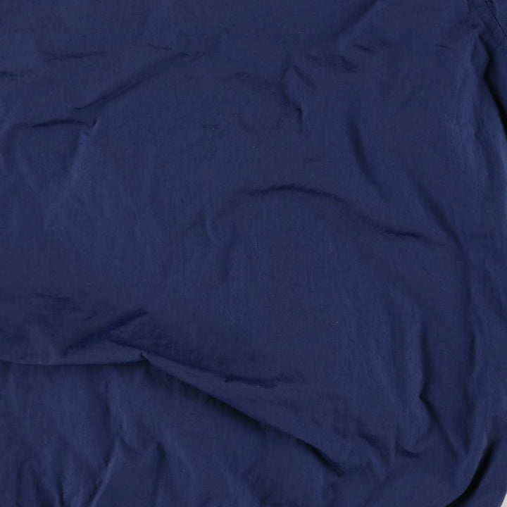 90'S Nike V-neck nylon pullover, men's XXL size, vintage Nylon navy blue type Vintage Second Hand