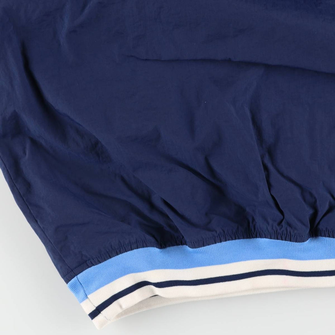 90'S Nike V-neck nylon pullover, men's XXL size, vintage Nylon navy blue type Vintage Second Hand