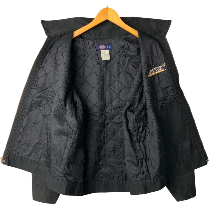 Dickies padded work jacket, men's size XL polyester black type Vintage Second Hand