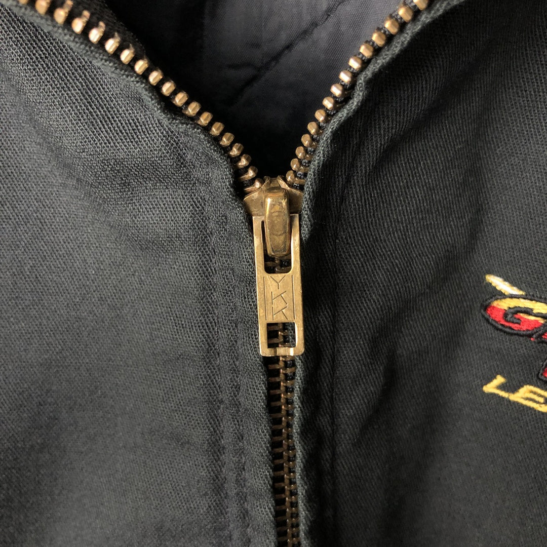 Dickies padded work jacket, men's size XL polyester black type Vintage Second Hand