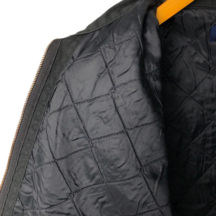 Dickies padded work jacket, men's size XL polyester black type Vintage Second Hand