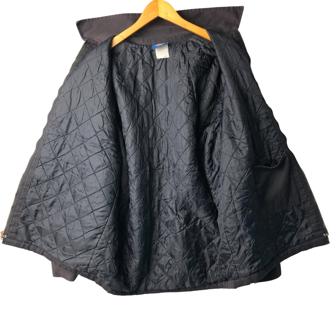 Dickies padded work jacket, men's size L polyester black type Vintage Second Hand
