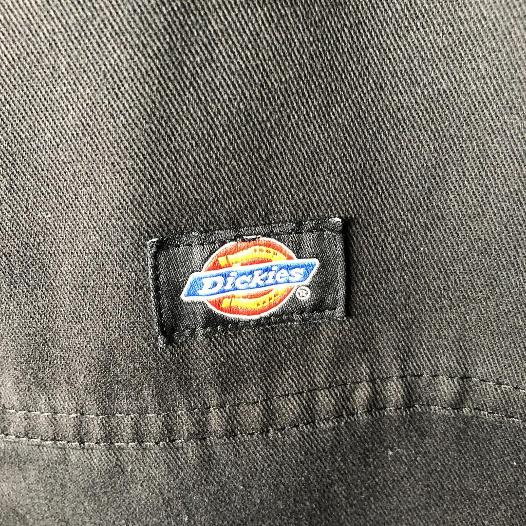 Dickies padded work jacket, men's size L polyester black type Vintage Second Hand
