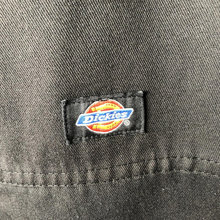 Dickies padded work jacket, men's size L polyester black type Vintage Second Hand