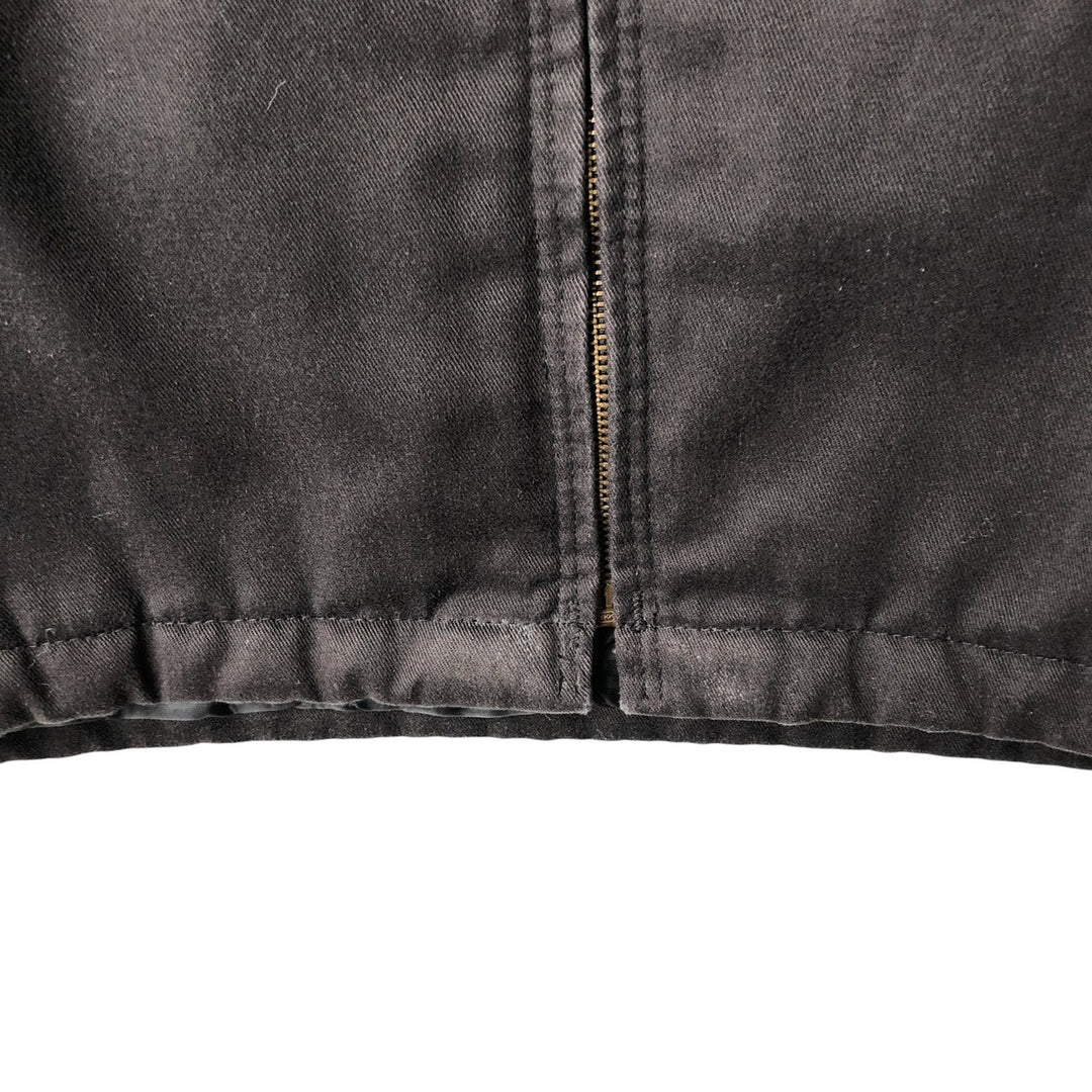 Dickies padded work jacket, men's size L polyester black type Vintage Second Hand