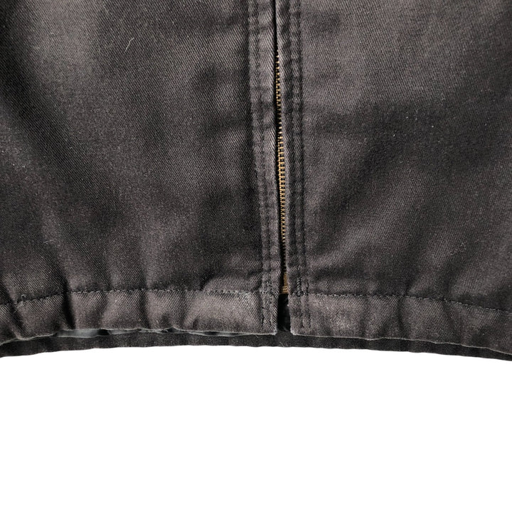 Dickies padded work jacket, men's size L polyester black type Vintage Second Hand