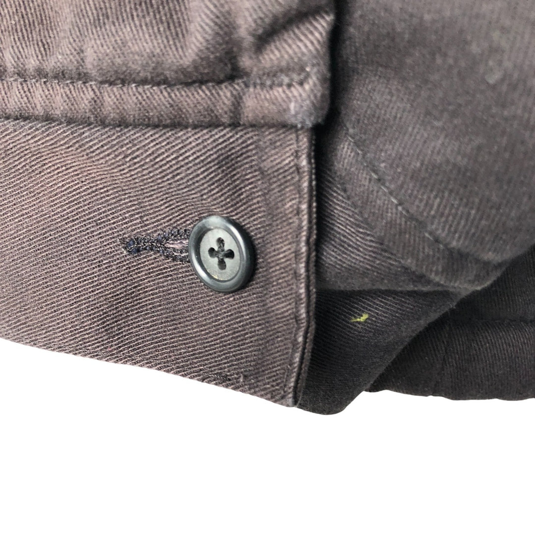 Dickies padded work jacket, men's size L polyester black type Vintage Second Hand