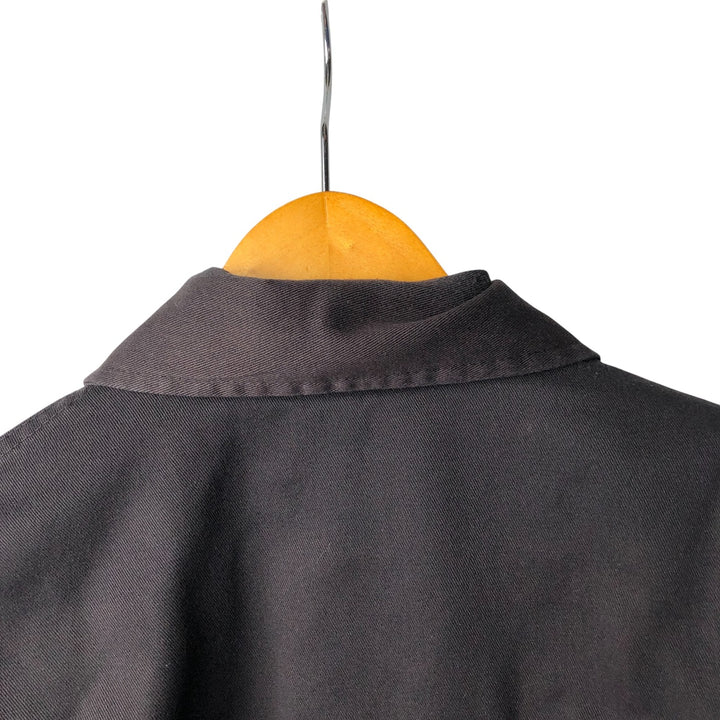 Dickies padded work jacket, men's size L polyester black type Vintage Second Hand