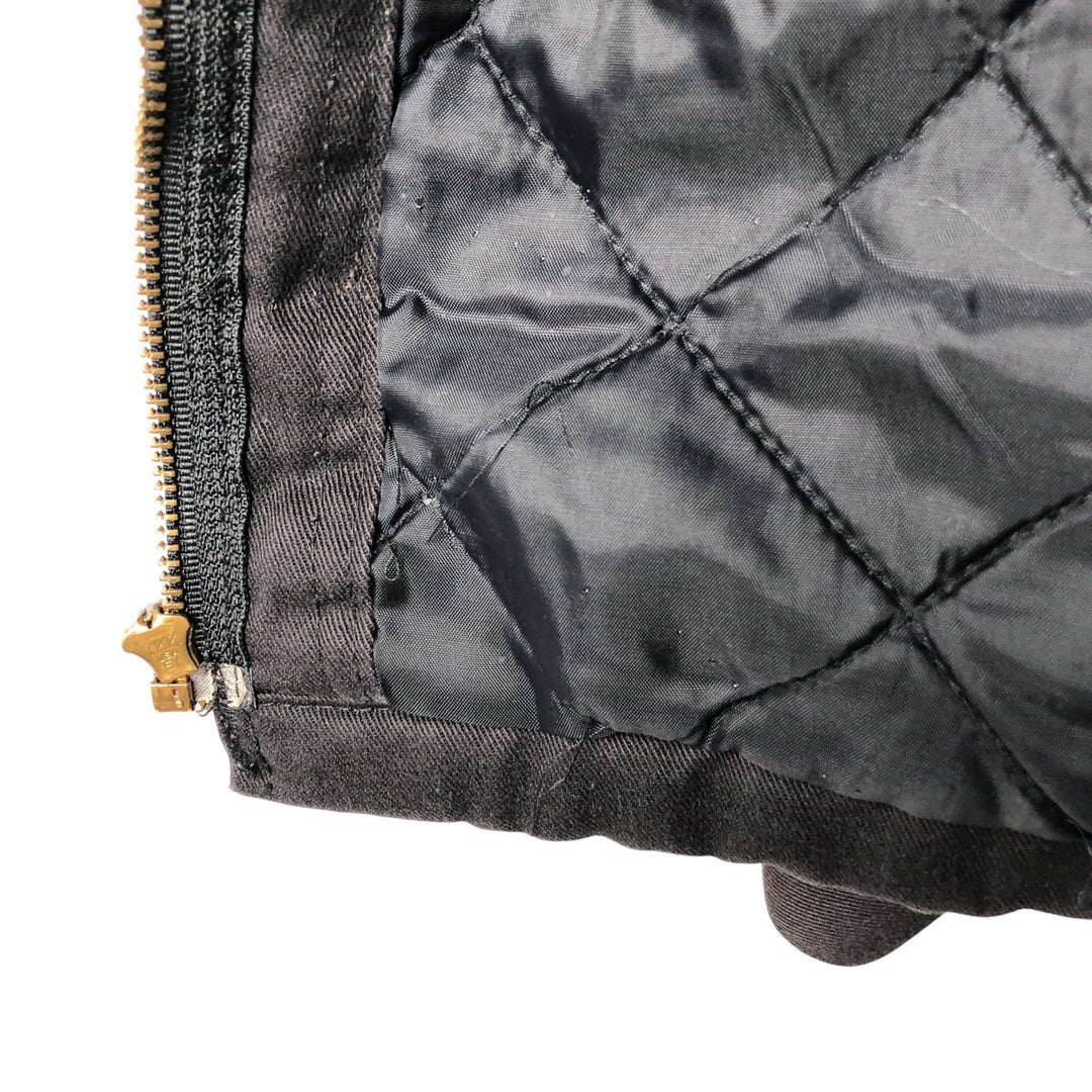 Dickies padded work jacket, men's size L polyester black type Vintage Second Hand