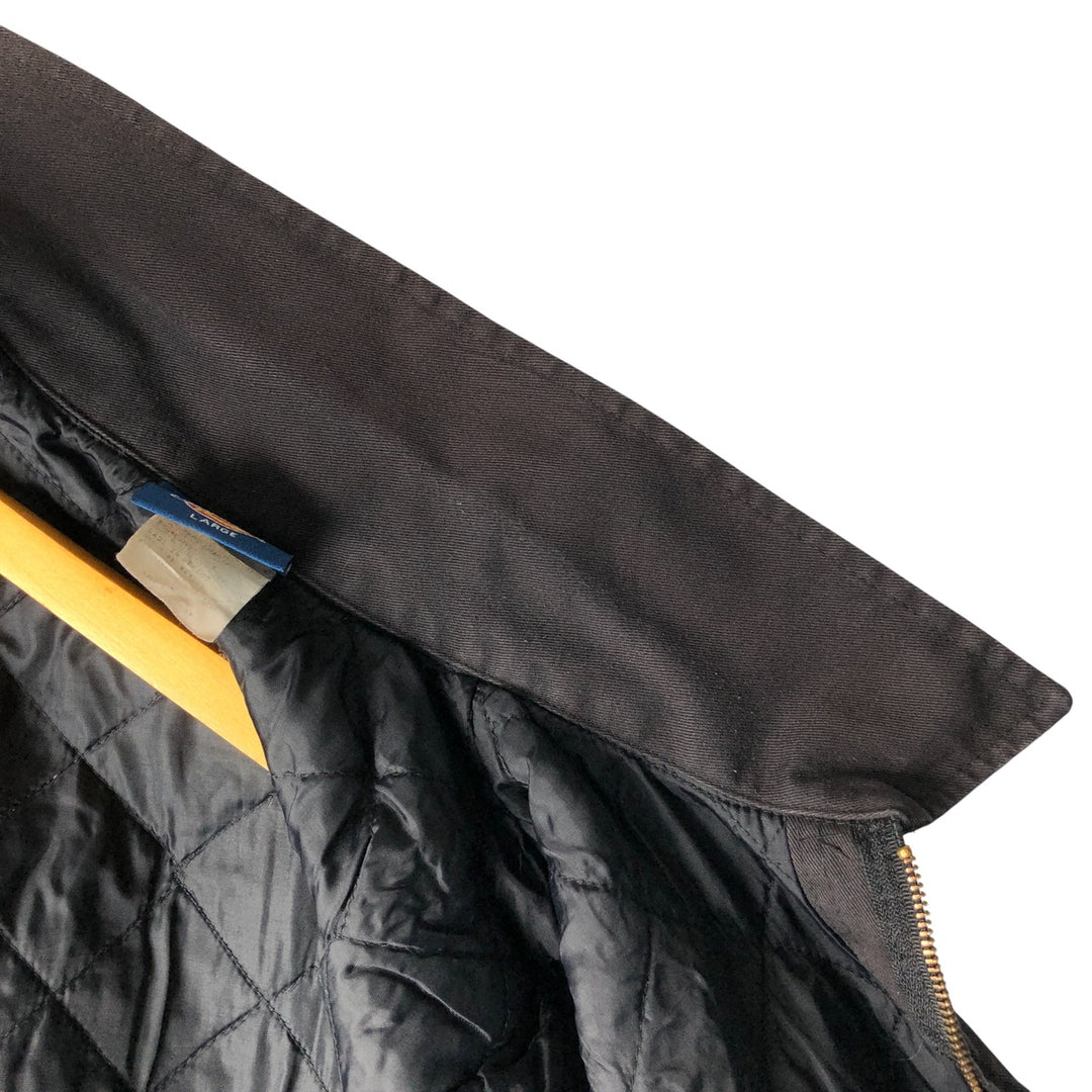 Dickies padded work jacket, men's size L polyester black type Vintage Second Hand