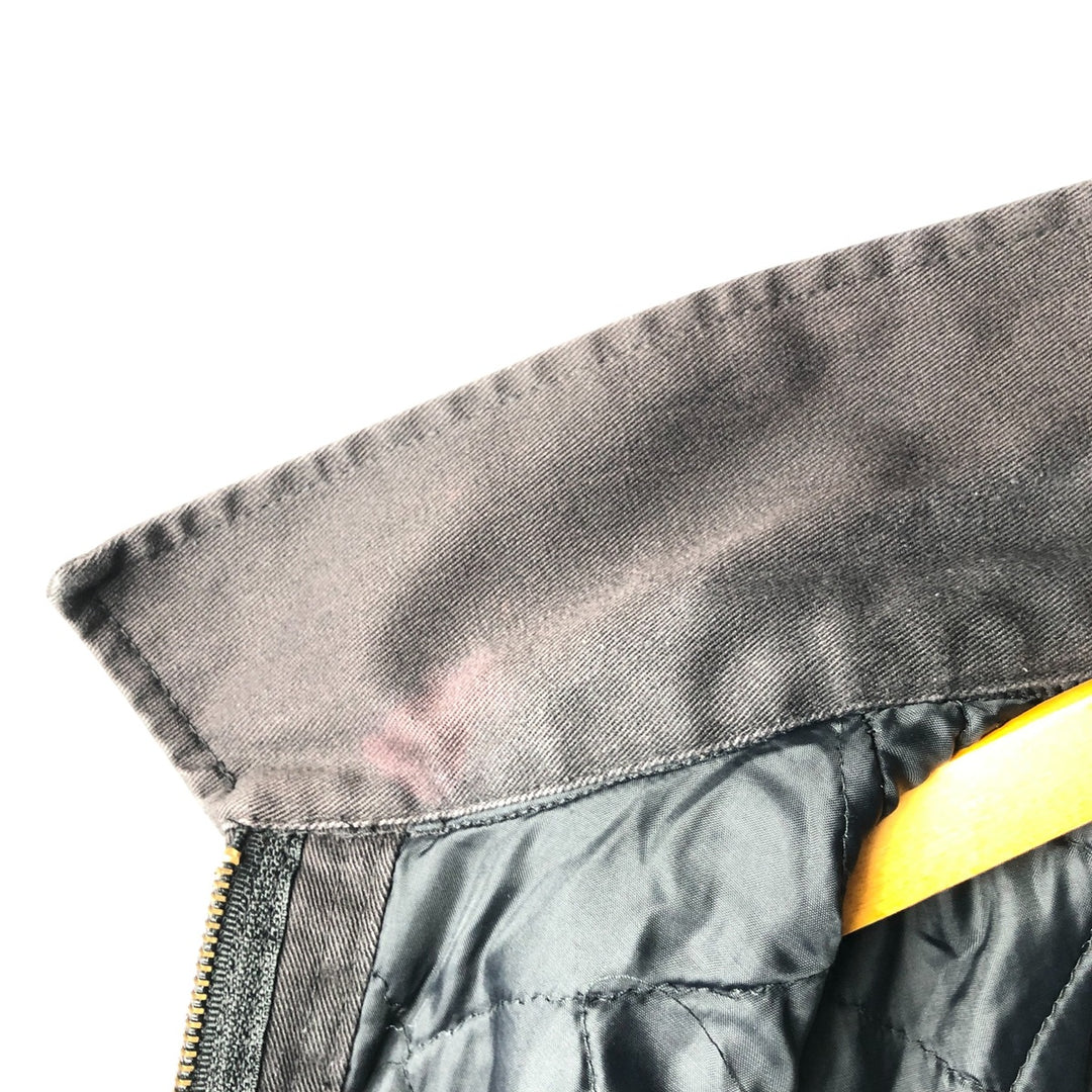 Dickies padded work jacket, men's size L polyester black type Vintage Second Hand