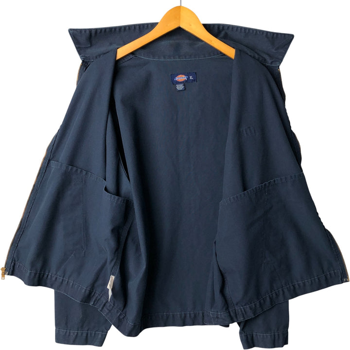 Dickies Work Jacket Men's XL polyester navy blue type Vintage Second Hand