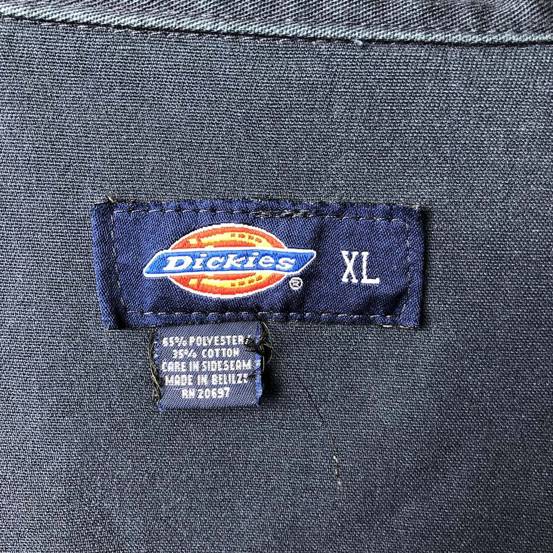 Dickies Work Jacket Men's XL polyester navy blue type Vintage Second Hand