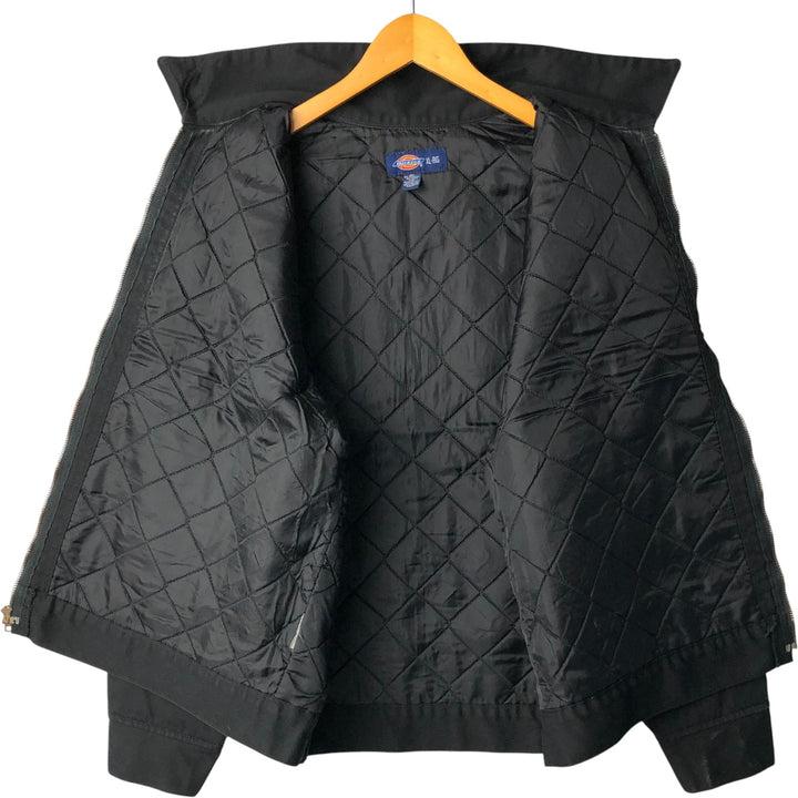 Dickies padded work jacket, men's size XL polyester black type Vintage Second Hand
