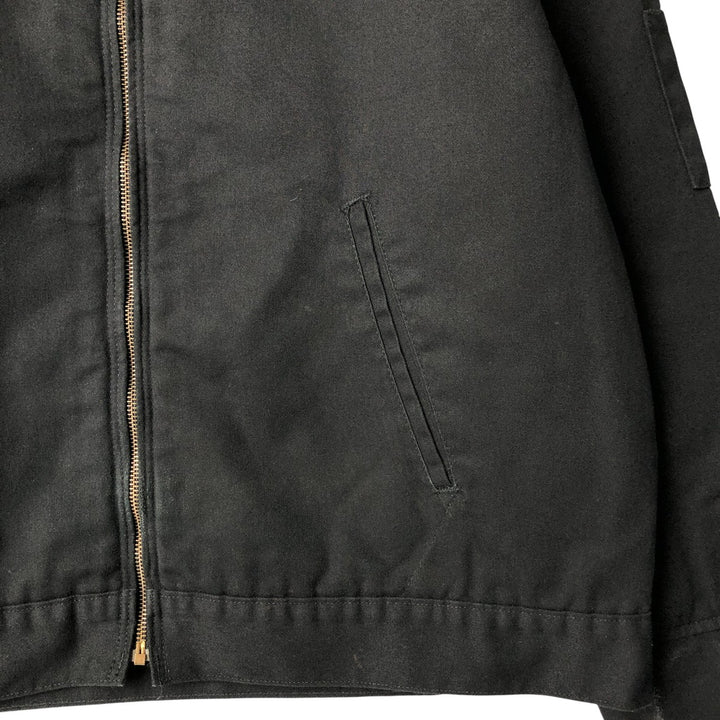 Dickies padded work jacket, men's size XL polyester black type Vintage Second Hand